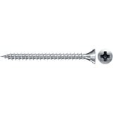 fischer Spanplattenschraube ClassicFast II 6,0x40 Senkkopf PZ 200 Stück, mit Vollgewinde