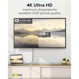 goobay USB Adapterkabel, USB-C Stecker > DisplayPort Stecker, 4K 60Hz schwarz, 2 Meter, 21,6 Gbit/s