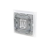 0 Wippe mit Symbol Stecker mit transparenter Kalotte weiß, Retail