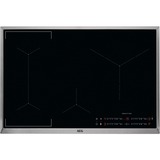 AEG IKE84445XB, Autarkes Kochfeld schwarz/edelstahl, 80 cm