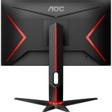 AOC Q24G2A/BK, Gaming-Monitor 60.4 cm (23.8 Zoll), schwarz/rot, QHD, HDMI, DisplayPort, Free-Sync, G-Sync kompatibel, 165Hz Panel