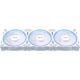 ASUS Prime MR120 ARGB Reverse Fan, Gehäuselüfter weiß, 120 mm
