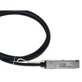 BlueOptics BlueLAN Direct Attach Kabel kompatibel zu Netgear AXLC763 QSFP schwarz, 3 Meter