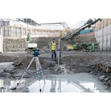 Bosch Professional Akku-Rotationslaser GRL 650 CVHG Professional, 18Volt, mit Baustativ blau, Akku ProCORE18V 4,0Ah, Koffer, grüne Laserlinie