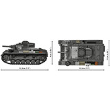 COBI Panzer III Ausf.H, Konstruktionsspielzeug 