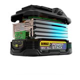 DEWALT Powerstack Akku DCBP518G, 18Volt 5Ah schwarz, Gehäuseschutz gegen Chemikalien, Säuren und Brennstoffe