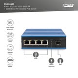 Digitus 4P Gigabit PoE Switch Ind. Unmanaged 1xSFP 