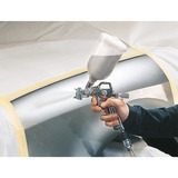 EINHELL Farbspritzpistole Profi mit Fließbecher, Sprühpistole silber