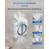 Ecovacs Fensterputz-Roboter WINBOT W2 PRO OMNI, Fenstersauger weiß, 126 Watt, mit tragbarer Dockingstation