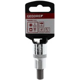GEDORE Red Schraubendreher-Steckschlüssel-Einsatz, 1/2" chrom, Innensechskant 9mm