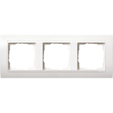 Gira Abdeckrahmen dreifach Rahmen matt für Event System, Abdeckung weiß (matt), Retail