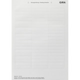 Gira Beschriftungsbogen 60,7 x 11,8 Millimeter Retail