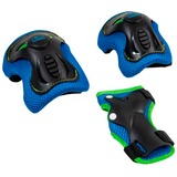 HUDORA Protektoren Set Kids schwarz/blau, Größe XS