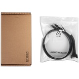Icy Dock Kabel MCIO x8 SFF-TA-1016 > 2x SlimSAS x4 SFF-8654 schwarz, 50cm