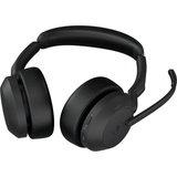 Jabra Evolve2 55, Headset schwarz, Stereo, Microsoft Teams, USB-C, Link380c