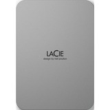 LaCie Mobile Drive Secure 4 TB, Externe Festplatte grau, USB-C 3.2 (5 Gbit/s)