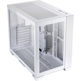 Lian Li O11 Dynamic Mini , Tower-Gehäuse weiß, Tempered Glass x 2