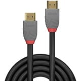 Lindy High Speed HDMI Kabel, Anthra Line schwarz, 2 Meter