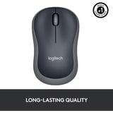 Logitech Wireless Mouse M185, Maus grau, Retail