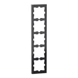 Merten Rahmen fünffach grau, Retail