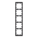 Merten Rahmen fünffach grau, Retail