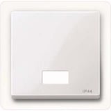 Merten Wippe mit Symbolfenster rechteckig Schutzart IP 44 für Kontrollschalter und Taster weiß (glänzend), Retail