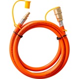 Otto Wilde Grillers Gasschlauch Quick-Connect Modulverbindung, 200cm orange