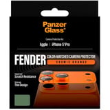 PanzerGlass Fender Kameraschutz, Schutzfolie orange/schwarz, iPhone 17 Pro