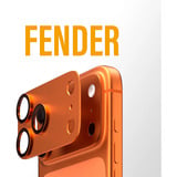 PanzerGlass Fender Kameraschutz, Schutzfolie orange/schwarz, iPhone 17 Pro