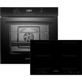 Respekta ASET7008800I, Backofen-Set schwarz
