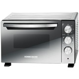 Rommelsbacher Back- und Grillofen BGS 1400, Mini-Backofen silber/schwarz