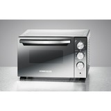 Rommelsbacher Back- und Grillofen BGS 1400, Mini-Backofen silber/schwarz