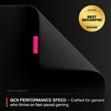 SteelSeries QcK Performance Speed, Gaming-Mauspad schwarz, Größe XL
