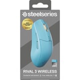 SteelSeries Rival 3 Wireless Gen 2, Gaming-Maus türkis