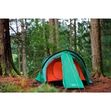 Vango Kuppelzelt Helvellyn 200 grün/orange, mit Vorbau für Gepäck