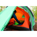Vango Kuppelzelt Helvellyn 200 grün/orange, mit Vorbau für Gepäck