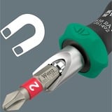 Wera Kraftform Kompakt 838 RA S Set 1, mit Ratschenfunktion, Bit-Satz schwarz/grün, 1/4", 14-teilig