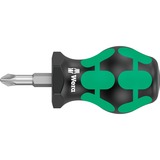 Wera Stubby / Vergaserschraubendreher 355, PZ 2 schwarz/grün