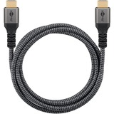 goobay Plus Ultra High-Speed HDMI-Kabel, 8K @ 60Hz grau, 3 Meter