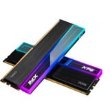 ADATA DIMM 32 GB DDR5-6000 (2x 16 GB) Dual-Kit, Arbeitsspeicher schwarz, AX5U6000C4816G-DCNKRBK, XPG NOVAKEY RGB Black, INTEL XMP, AMD EXPO