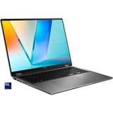 ASUS Vivobook 16 Flip (TP3607SA-RJ033W), Notebook grau, Intel® Core™ Ultra 7 256V, Intel® Arc™ Graphics, 16 GB LPDDR5X, 1 TB (1 TB SSD), Windows 11 Home
