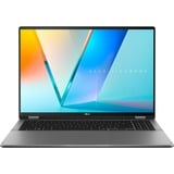 ASUS Vivobook 16 Flip (TP3607SA-RJ033W), Notebook grau, Intel® Core™ Ultra 7 256V, Intel® Arc™ Graphics, 16 GB LPDDR5X, 1 TB (1 TB SSD), Windows 11 Home
