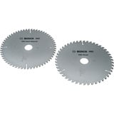 Bosch PRO Wood und Multi-Material Kreissägeblatt 216 mm Twin Pack 2 Stück, Promo-Pack