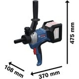 Bosch Professional Akku-Rührwerk GRW 18V-120 Professional, 18Volt blau/schwarz, ohne Akku und Ladegerät