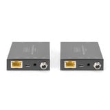 Digitus HDMI Extender Set 4K/60Hz, 70 Meter, HDMI Verlängerung schwarz, Sendeeinheit + Empfängereinheit
