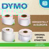 Dymo LabelWriter ORIGINAL Vielzweck-Etiketten, 19 x 51 mm 24 Rollen mit je 500 Etiketten