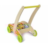 Eichhorn Spiel- und Lauflernwagen, Geschicklichkeitsspiel inkl. 35 Bausteinen