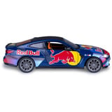 Jamara BMW M4 Diecast, Modellfahrzeug blau, Maßstab 1:23, inkl. Knopfzellen