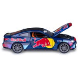 Jamara BMW M4 Diecast, Modellfahrzeug blau, Maßstab 1:23, inkl. Knopfzellen