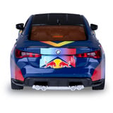 Jamara BMW M4 Diecast, Modellfahrzeug blau, Maßstab 1:23, inkl. Knopfzellen